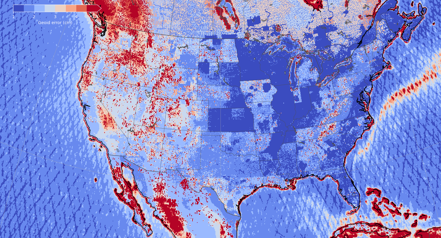 NAPGD2022 Map Gallery | GEOID2022 | GEOID | National Geodetic Survey Alpha